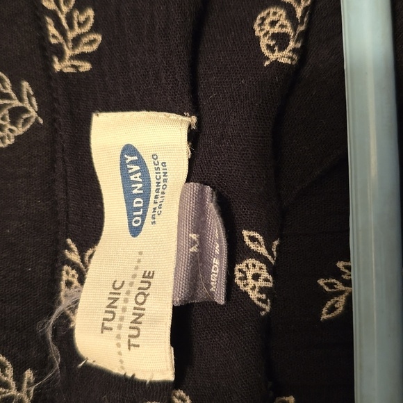 Old Navy long-sleeved Black tunic M - Picture 3 of 4